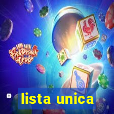 lista unica